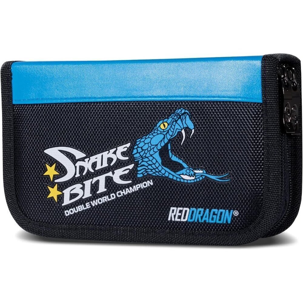 🆕Men Black Leather Firestone Darts Wallet Snakebite, RFID Blocking, Slim Design